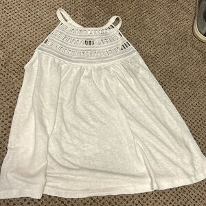 ❗️Old navy halter swing top. NWOT. XS. Off-white. Mesh design❗️